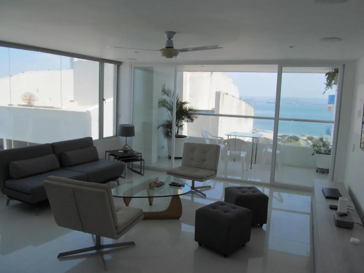 Oceanfront Penthouse Apartment Cartagena